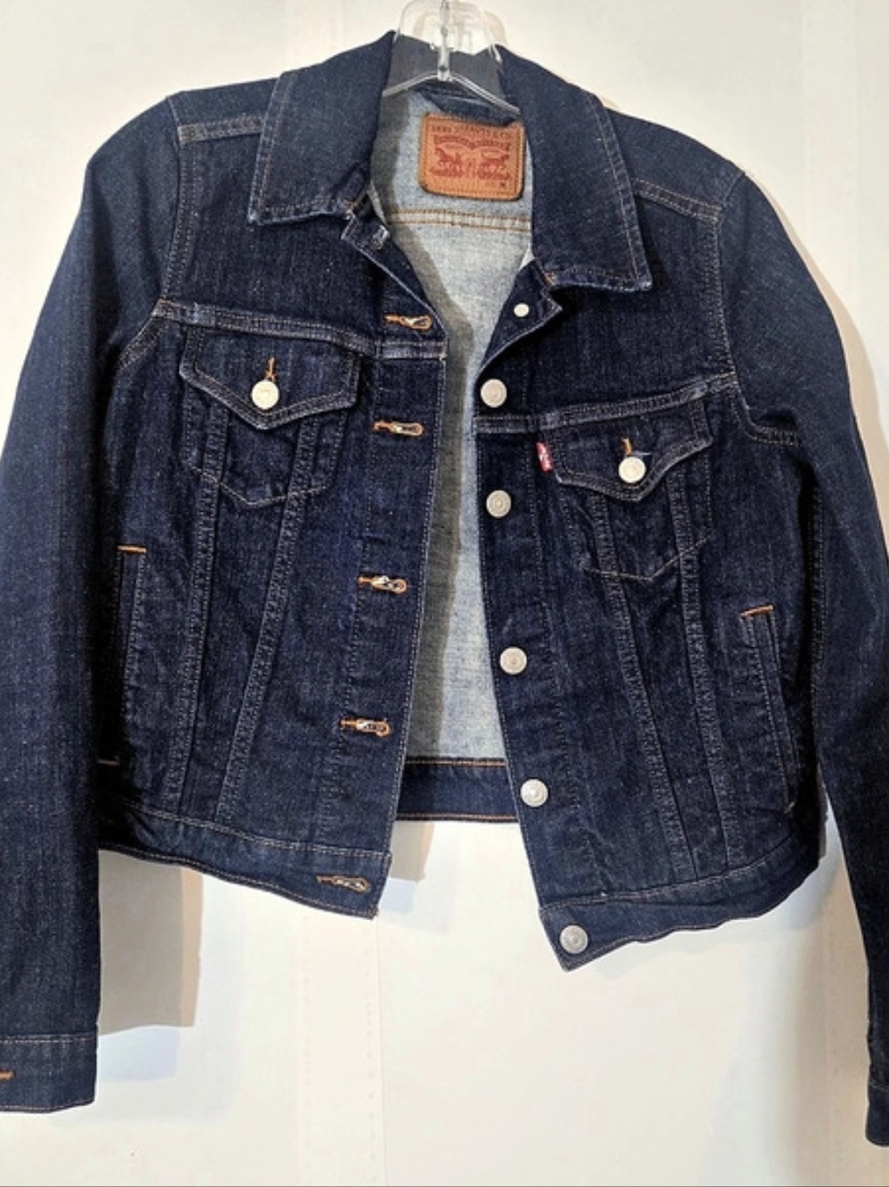 Levi's Original Trucker Jacket Women's Denim Jacket Blue Size Medium
